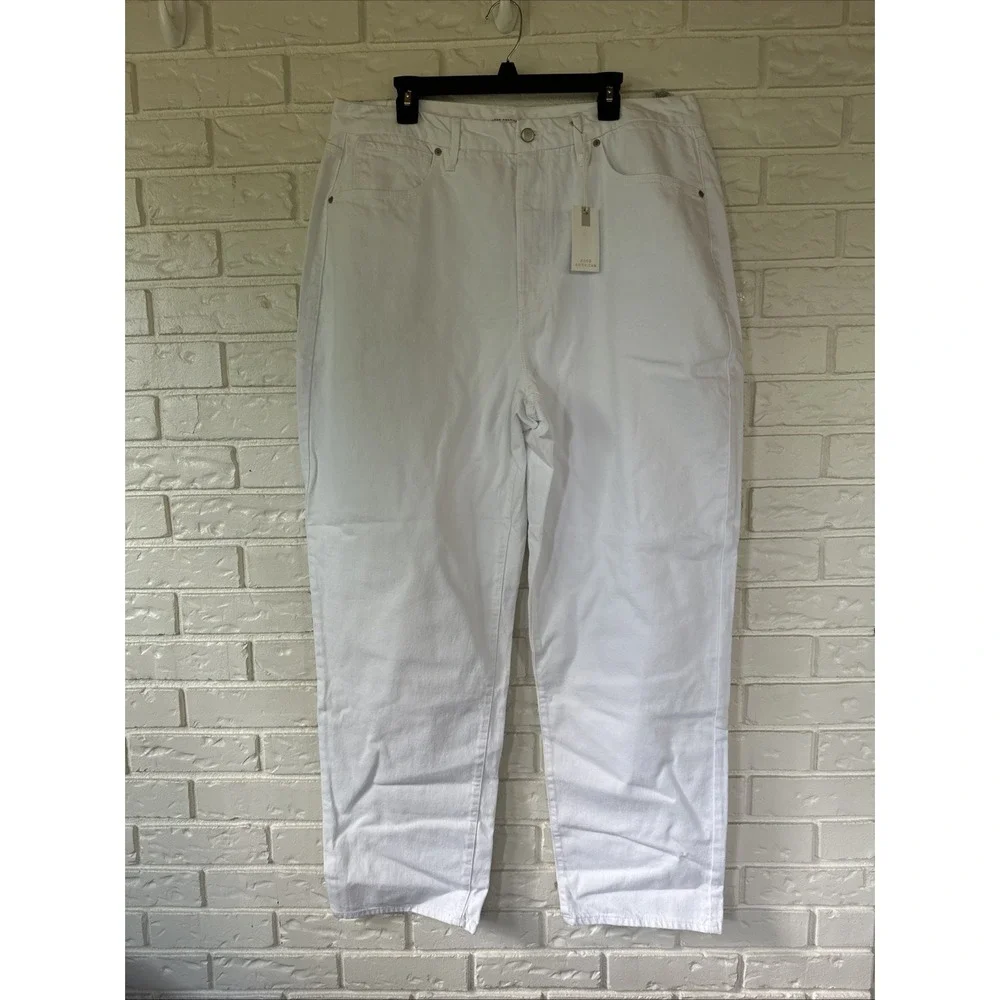 Good American‎ 90s Relaxed White Jeans Size 15 New With Tags